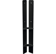 Support de poteau à bétonner avec deux supports
