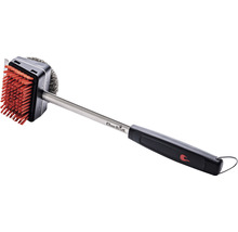 Brosse de barbecue avec poils et brosse métallique