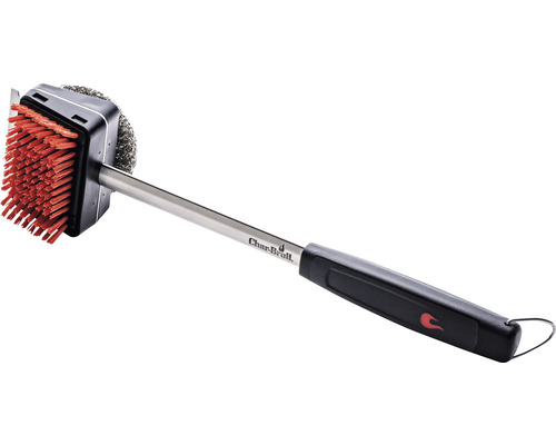 Brosse de barbecue avec poils et brosse métallique