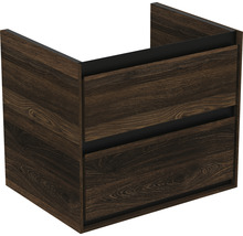 Waschtischunterschrank Ideal Standard Connect Air BxHxT 60 x 51,7 cm x 44 cm Frontfarbe nuss schwarz glanz R0473NE
