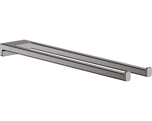 Barre porte-serviettes hansgrohe AddStoris rigide brushed black chrom brossé(e) 41770340