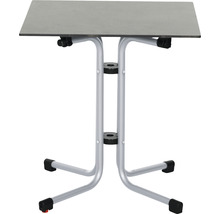 Quadratischer Klapptisch mit Metallgestell