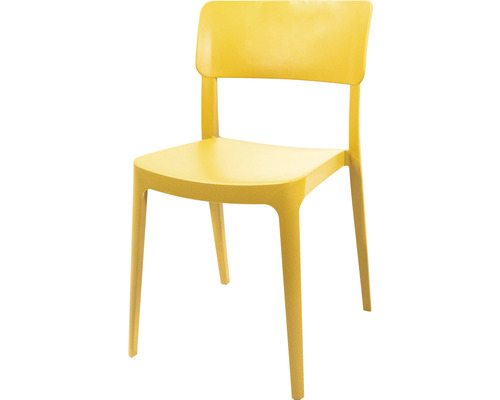 Chaise empilable Veba Wing 82 x 47 x 45 cm plastique jaune