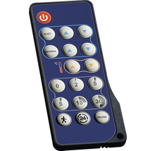 Télécommande avec différents boutons pour commander les fonctions de l''appareil