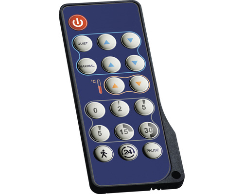 Télécommande avec différents boutons pour commander les fonctions de l''appareil