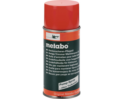 Huile d'entretien en spray METABO HS pour taille-haies Huile d'entretien en spray METABO HS pour taille-haies