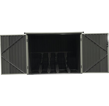 Garage à vélos, boîte de rangement WESTMANN avec supports à vélo 203 x 200 cm anthracite
