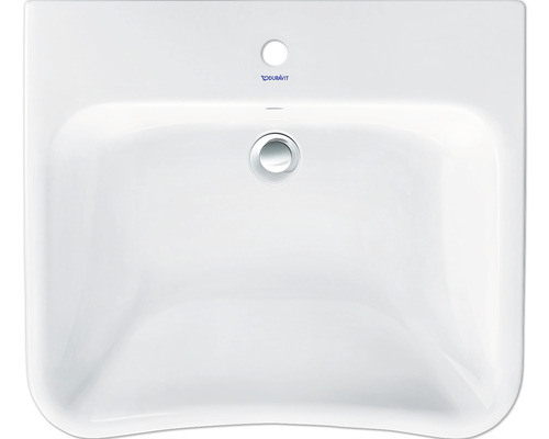 Vue de dessus: lavabo en céramique pour la salle de bain.