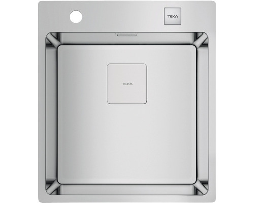 Évier TEKA FORLINEA 440 x 500 mm acier inoxydable brillant satiné 115000019 Évier en acier inoxydable