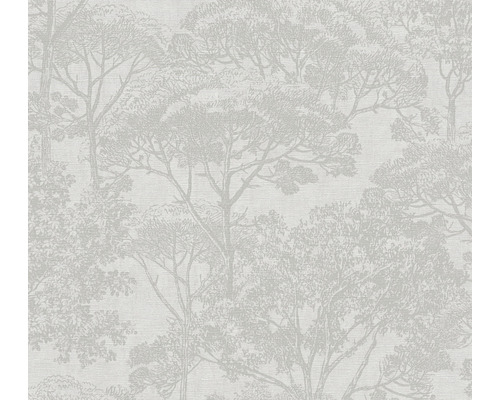 Papier peint intissé 38023-4 Cuba forêt beige crème Papier peint avec motif d''arbres