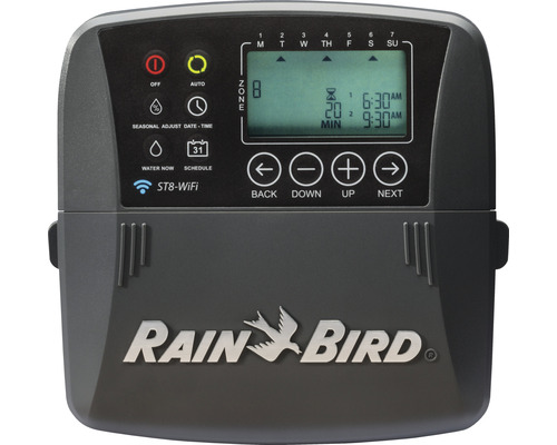 Système de commande d'arrosage RainBird ST8I-INTL 8 zones avec Wi-Fi