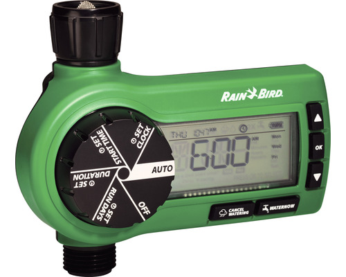 Programmateur d''arrosage Rain Bird avec affichage numérique et molette