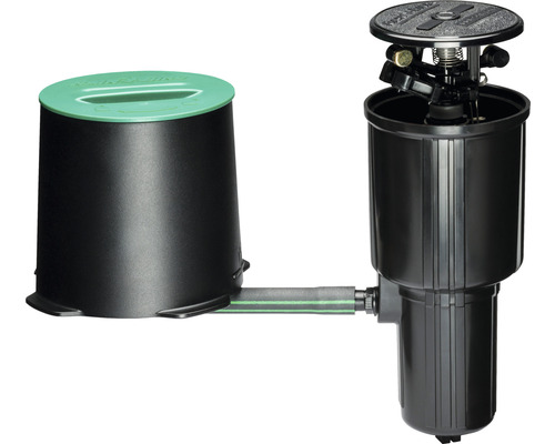 Arroseur escamotable avec boîtier pour l''irrigation de jardin