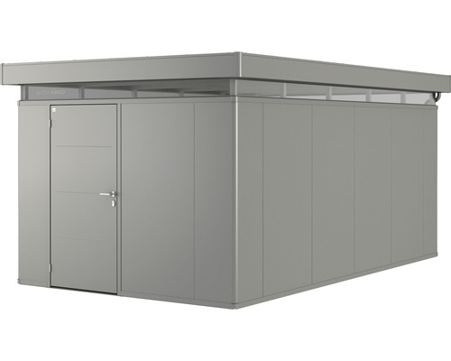 Abri à outils biohort CasaNova 3x5 porte à gauche 330 x 530 cm gris quartz métallique