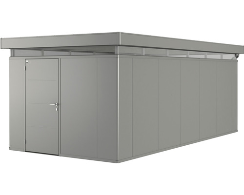 Abri à outils biohort CasaNova 3x6 porte à gauche 330 x 630 cm gris quartz métallique