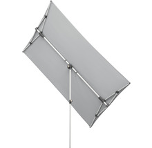 Balkonschirm Schneider Novara 190 x 140 cm silbergrau