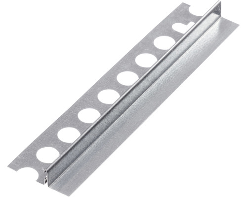 Fliesenprofil aus Metall mit Löchern