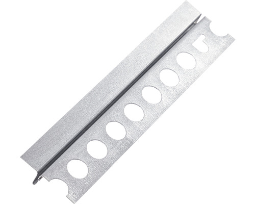 Dehnungsfugenprofil aus Metall mit runden Aussparungen