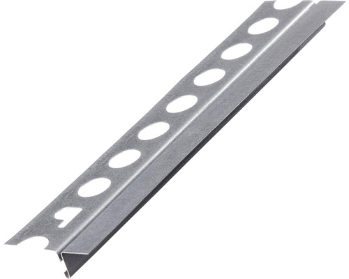 Fliesenschiene aus Metall mit Löchern
