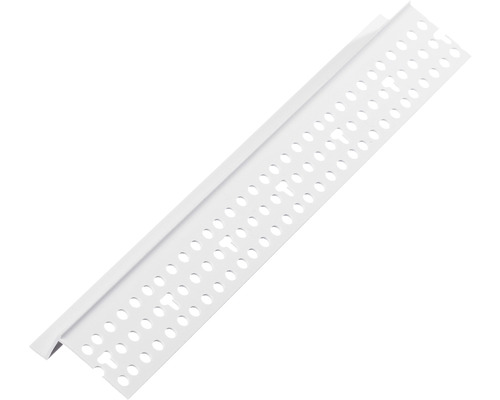 Arrêt de bord / Profil de jonction PROTEKTOR avec joint creux pour cloison sèche PVC 3050 x 6 mm lot = 50 pces