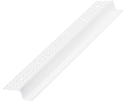 Arrêt de bord / Profil de jonction PROTEKTOR avec joint creux pour cloison sèche PVC 3050 x 12 mm lot = 50 pces