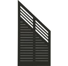 Panneau décoratif avec fentes horizontales et diagonales pour la décoration et l''intimité