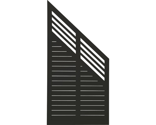 Panneau décoratif avec fentes horizontales et diagonales pour la décoration et l''intimité