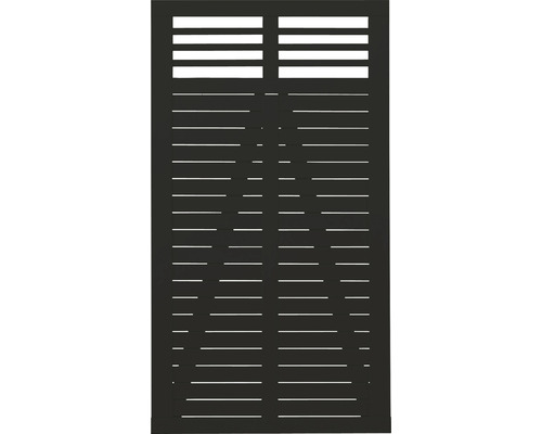 Sichtschutzelement mit horizontalen Lamellen
