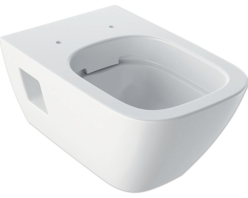 Wand-WC GEBERIT Renova Plan Tiefspüler ohne Spülrand weiß ohne WC-Sitz 500378011