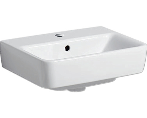 Lavabo à poser Lave-mains GEBERIT Renova Plan 45 x 34 cm blanc brillant 501718001