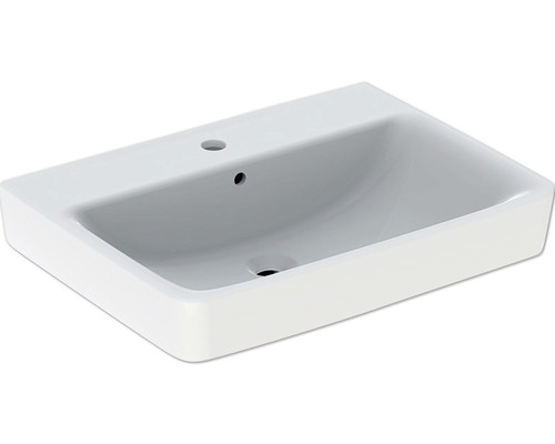 Lavabo à poser GEBERIT Renova Plan 65 x 48 cm blanc brillant 501723001