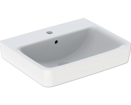 Vasque GEBERIT Renova Plan 55 cm blanc avec vernis spécial KeraTect® 501632008 Lavabo en céramique sanitaire