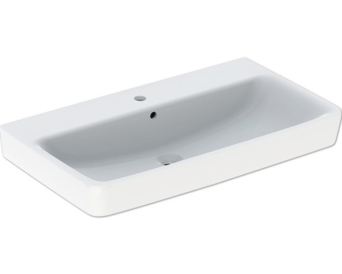 Lavabo à poser GEBERIT Renova Plan 85 x 48 cm blanc brillant 501727001