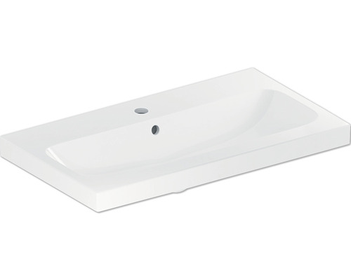 Vasque GEBERIT iCon Light 75 cm raccourci blanc avec vernis spécial KeraTect® 501842002