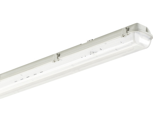 Réglette fluorescente pro SylProof ToLED IP65 G23 2x 19,5W 3300 lm 6500 K blanc lumière du jour L 1200 mm blanc