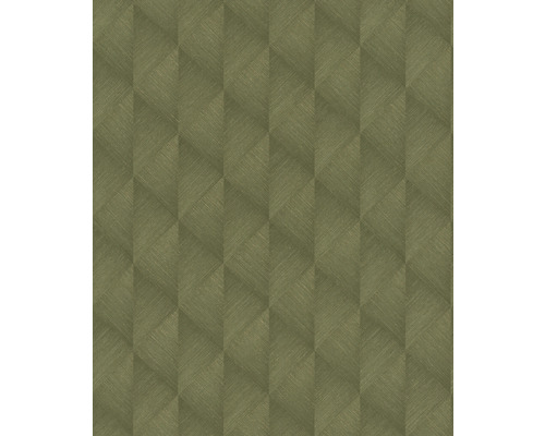 Papier peint intissé 687941 Tropical House géométrique vert