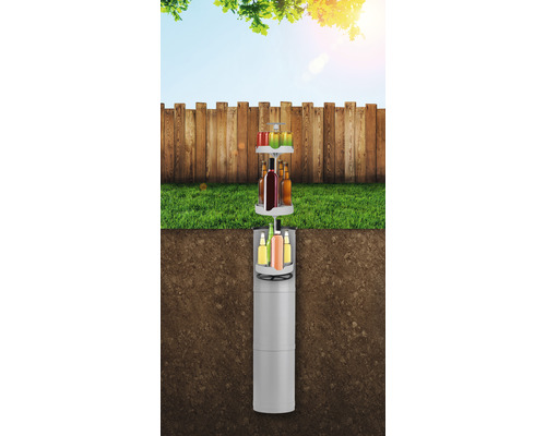 Rafraîchisseur de bouteille Easy Maxx 2.0 Outdoor Ø 20 x hauteur 90 cm peut contenir jusqu'à 15 bouteilles Rafraîchisseur de bouteille Easy Maxx 2.0 Outdoor Ø 20 x hauteur 90 cm peut contenir jusqu'à 15 bouteilles
