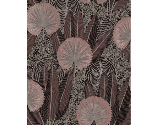 Illustration de feuilles à motifs et de palmiers en éventail comme papier peint