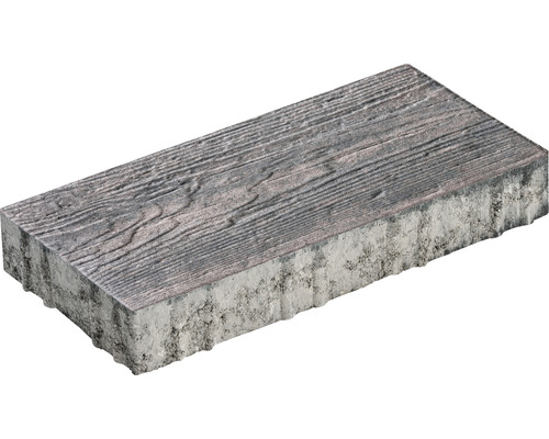 Échantillon de dalle de terrasse béton iStone Lignum Structure terre cuite 20 x 20 cm