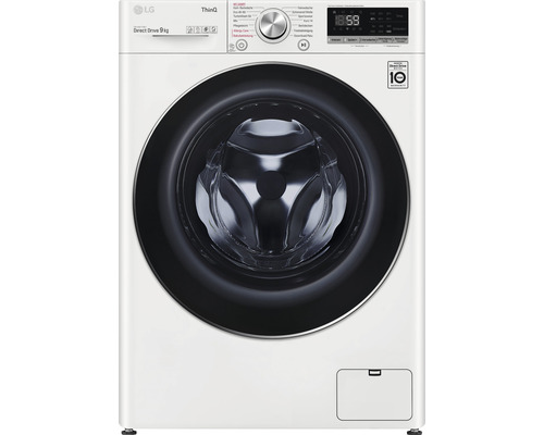 Machine à laver LG F4WV591 contenance 9 kg 1400 U/min - HORNBACH