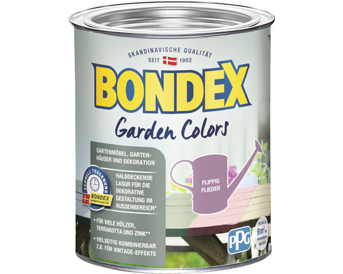 Pot de peinture Bondex Garden Colors pour mobilier de jardin, abris de jardin et décoration