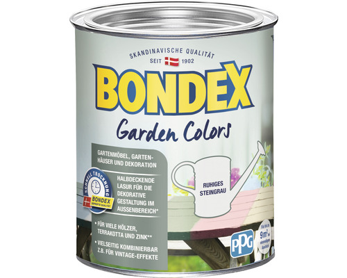 Pot de peinture Bondex Garden Colors pour mobilier de jardin, abris de jardin et décoration