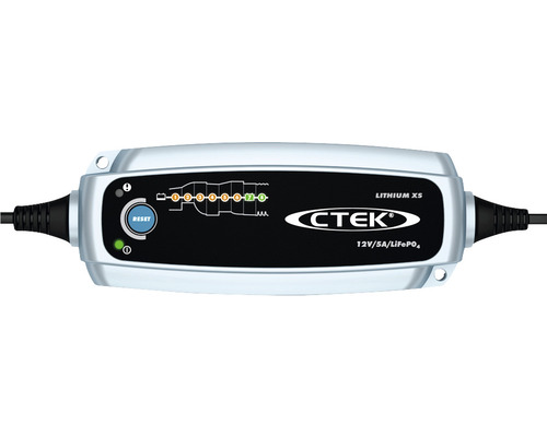 Chargeur de batterie CTEK Lithium XS pour 12 volts et 5 ampères