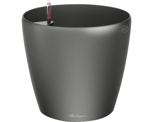 Bac à plantes Lechuza Classico Premium 60 plastique Ø 60 cm H 55,5 cm anthracite avec système d'arrosage de la terre, substrat, indicateur de niveau d'eau Bac à plantes Lechuza Classico Premium 60 plastique Ø 60 cm H 55,5 cm anthracite avec système d'arrosage de la terre, substrat, indicateur de niveau d'eau