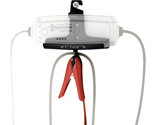 Chargeur de batterie avec pinces de batterie