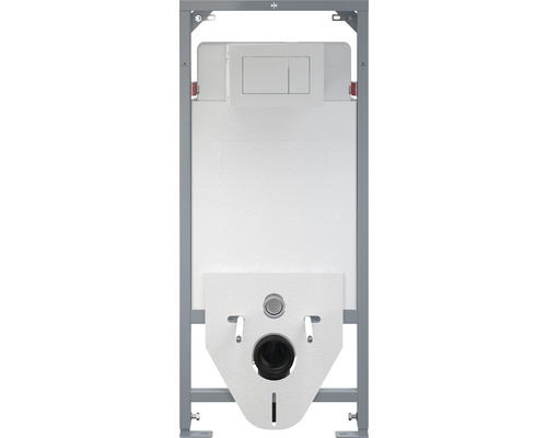 Bâti-support pour WC suspendu avec plaque de commande