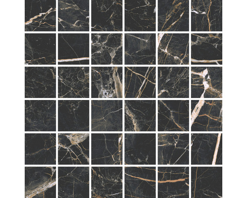 Mosaïque avec structure en marbre