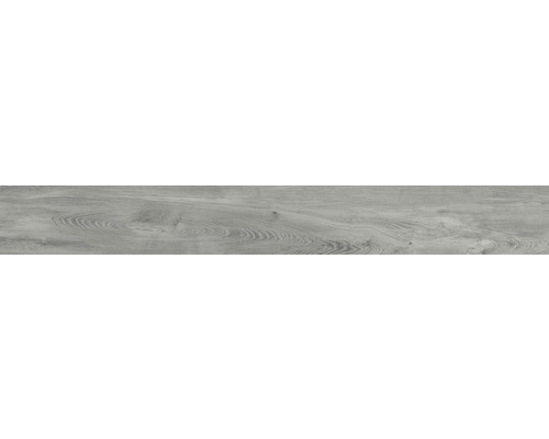 Carrelage sol et mur en grès cérame fin San Remo Ash 26 x 160 cm R10B