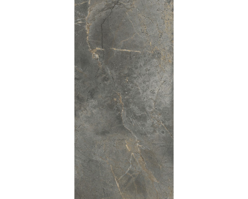 Graue Feinsteinzeugfliese mit Marmoroptik