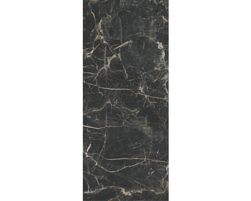 Dunkle Bodenfliese mit Marmoroptik